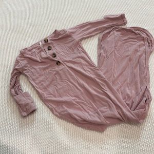 Lou Lou and Company Aria (Pink) knotted gown